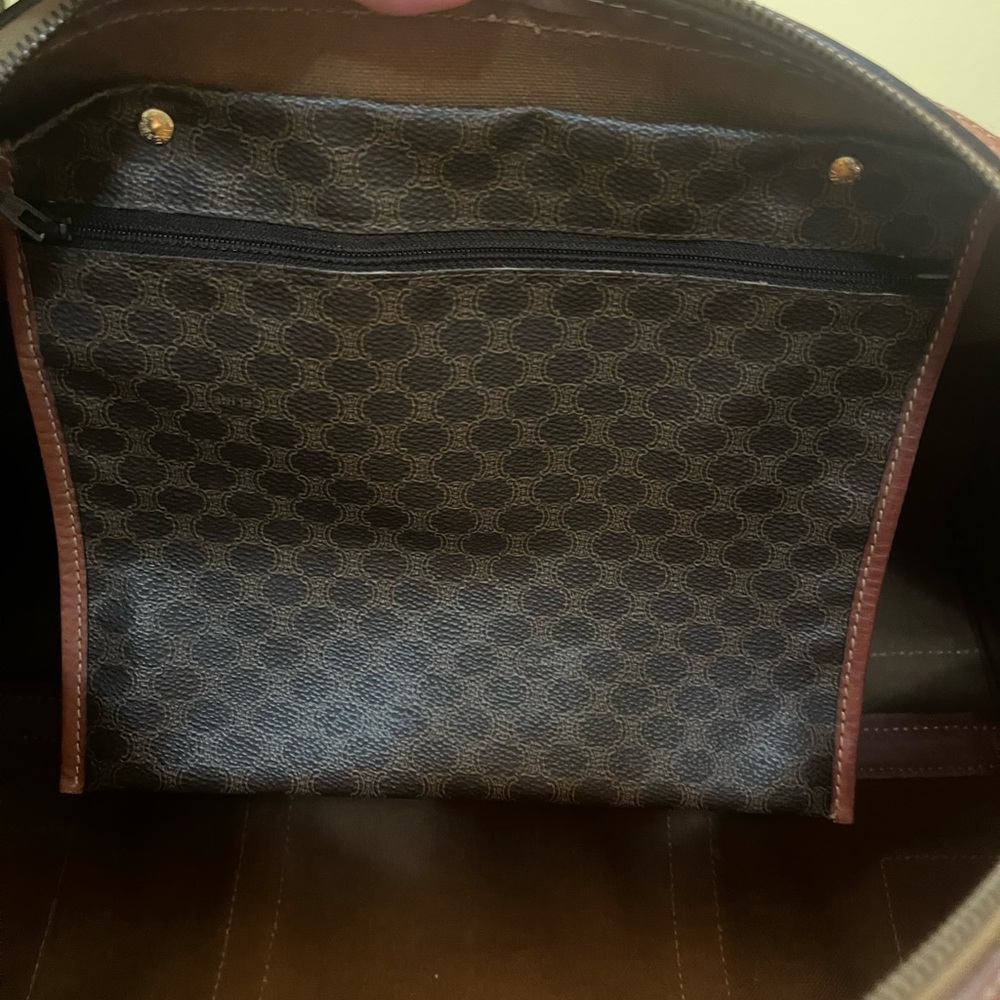 Celine Brown Monogram Duffel Bag - Picture 11 of 12